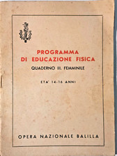 Programma educazione fisica usato  Bari