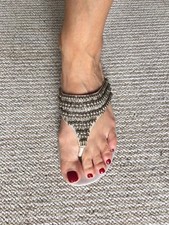 Sandale sandalette flip gebraucht kaufen  Berlin