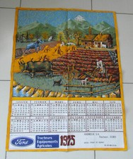 Torchon calendrier publicitair d'occasion  Marguerittes