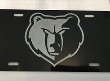 LOGOTIPO MEMPHIS GRIZZLIES etiqueta de carro diamante gravado em placa de licença de alumínio comprar usado  Enviando para Brazil