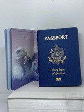 Passaporte dos EUA caderno pequeno para jogos, diário de viagem e notas tamanho do passaporte comprar usado  Enviando para Brazil