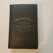 LIVRO DE MÃO CANADÁ SOUTH LINE NY CENTRAL E HUDSON RIVER RR 1892 comprar usado  Enviando para Brazil