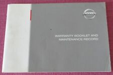 Nissan service record for sale  SHERINGHAM