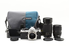 Favo de mel [top PERFEITO ESTADO + bolsa] Nikon FE2 prata 35mm corpo da câmera de filme com duas lentes comprar usado  Enviando para Brazil