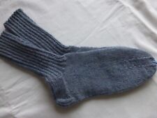 Stricksocken wollsocken blau gebraucht kaufen  Ingolstadt