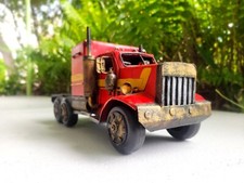Decoração personalizada Kenworth Style 1/64 fundido enferrujado resistente semi trator caminhão🚛🗽 comprar usado  Enviando para Brazil