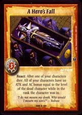A Hero's Fall - Foil - Action - Warlord Saga of the Storm comprar usado  Enviando para Brazil