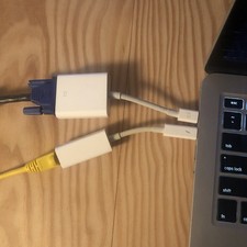 Pacote de adaptador Apple Thunderbolt 2 para Ethernet e VGA (A1433 + A1307) comprar usado Pacote de adaptador Apple Thunderbolt 2 para Ethernet e VGA (A1433 + A1307) comprar usado  Enviando para Brazil