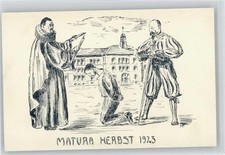 13001579 - Matura jesień 1923 sign MF - Więzień laski zostanie złamany na sprzedaż  Wysyłka do Poland