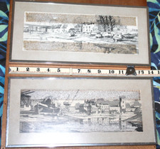 Pair oblong prints for sale  GUILDFORD