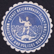 Siegelmarke magistrat polizei gebraucht kaufen  Wittenberg