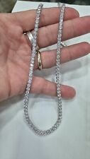 Collana tennis argento usato  Bari