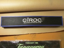 Tapete de borracha Ciroc Vodka barra/corredor derramamento muito bom estado pub homem caverna PRETO comprar usado  Enviando para Brazil