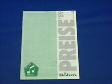 Böhm preisliste 89 gebraucht kaufen  Iserlohn