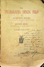 Telegrafia senza fili. usato  Italia