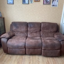 Real suede seater for sale  HAYES