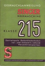 Gebrauchsanweisung singer näh gebraucht kaufen  Wunstorf