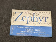 Vintage mills zephyr for sale  Springfield