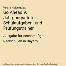 Ahead jahrgangsstufe schulaufg gebraucht kaufen  Trebbin