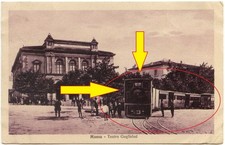 MASSA CARRARA - TRAM a vapore - Tramvia in Piazza del Teatro Guglielmi VIAGGIATA comprar usado  Enviando para Brazil