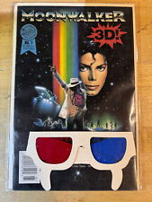 1989 Michael Jackson Moonwalker Quadrinhos #1 Blackthorne Quadrinhos 3D COM Óculos comprar usado  Enviando para Brazil