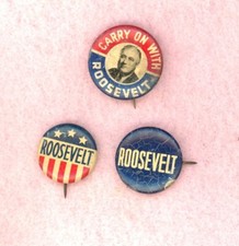 Vintage roosevelt campaign for sale  Sarasota