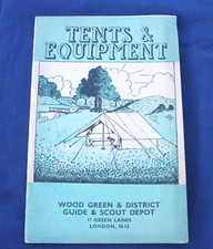 Tents equipment booklet for sale  ST. IVES