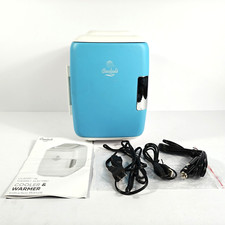 Usado, Cooluli Mini Geladeira Portátil Aquecedor Elétrico Refrigerador 4L Azul Branco Bebidas Alimentos comprar usado  Enviando para Brazil