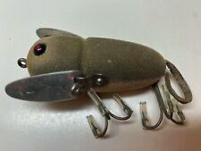 Isca de pesca Heddon Mouse Crawler louca com olhos de panda e cauda de couro - VINTAGE comprar usado  Enviando para Brazil