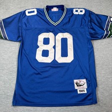 Usado, Camiseta Mitchell & Ness masculina azul Steve Largent 80 Seahawks NFL 1985 Throwbacks comprar usado  Enviando para Brazil
