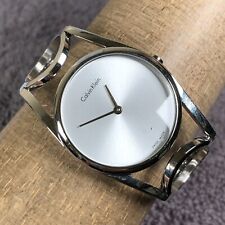 Relógio analógico Calvin Klein feminino K5U2S146 clássico Starburst tom prata quartzo 6" comprar usado  Enviando para Brazil
