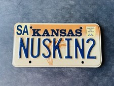 PLACA DE LICENÇA KANSAS VANITY NUSKIN2 —-CONFIRA——— comprar usado  Enviando para Brazil