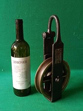 Vecchia carrucola ferro usato  Italia