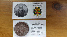 1000 francs kongo gebraucht kaufen  Rodgau
