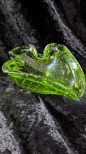 Murano vintage green for sale  MANCHESTER