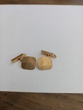 9ct gold cufflinks for sale  WHITEHAVEN