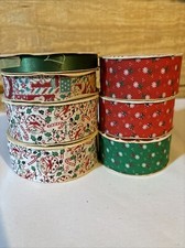 Fitas vintage anos 80 com estampa de bolo curto de morango 7 vários rolos Holiday Offray & Son comprar usado  Enviando para Brazil