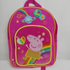 Nova Mochila Peppa Pig Rosa Acende Meninas Pequenas Bolsa Escolar Infantil  comprar usado  Enviando para Brazil