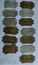 Lot plaques fiscales d'occasion  Longueville-sur-Scie