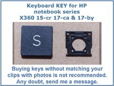 Usado, Chave de teclado para notebook HP série X360 15-cr 17-ca e 17-by laptop SEM ILUMINAÇÃO TRASEIRA comprar usado  Enviando para Brazil