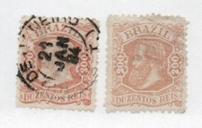Usado, Brasil - Sc# 81 & 84 Usado / Cabeças grandes e pequenas - Lote 0424118 comprar usado  Enviando para Brazil