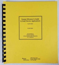 Usado, Energy Efficiency's Guide To Solar Electric Applications by Bob Siebert 4th Ed. comprar usado  Enviando para Brazil