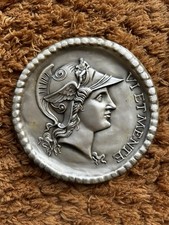 Medaglia metallo argentato usato  Roma