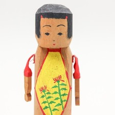 Ornamento de brinquedo local feminino Hinagu boneca Benta Okin, usado comprar usado  Enviando para Brazil