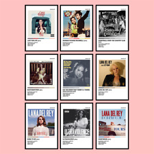 LANA DEL REY CANTOR ARTISTA ÁLBUM PÔSTER PALETA DE CORES ARTE MÚSICA PRESENTE comprar usado  Enviando para Brazil
