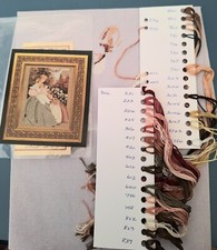 lavender lace cross stitch for sale  SAFFRON WALDEN