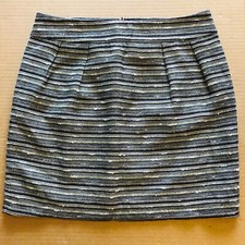 Saia Mossimo Apparel Co Feminina 4 Listras Amarelas Pretas Mini Texturizadas Bodycon Y2K comprar usado  Enviando para Brazil