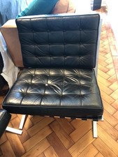 Barcelona leather black for sale  LONDON