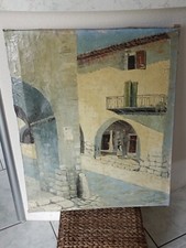 Ancienne huile toile d'occasion  Roanne
