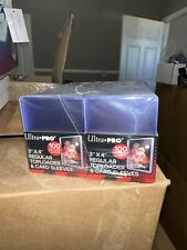Pacote protetor de cartão Ultra PRO 200 unidades regulares 3x4 carregadores e capa macia, usado comprar usado  Enviando para Brazil